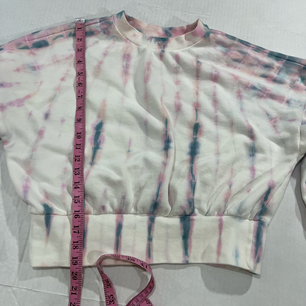 OLD NAVY CROPPED TIE DYED SWEATSHIRT - Picture 3 of 14